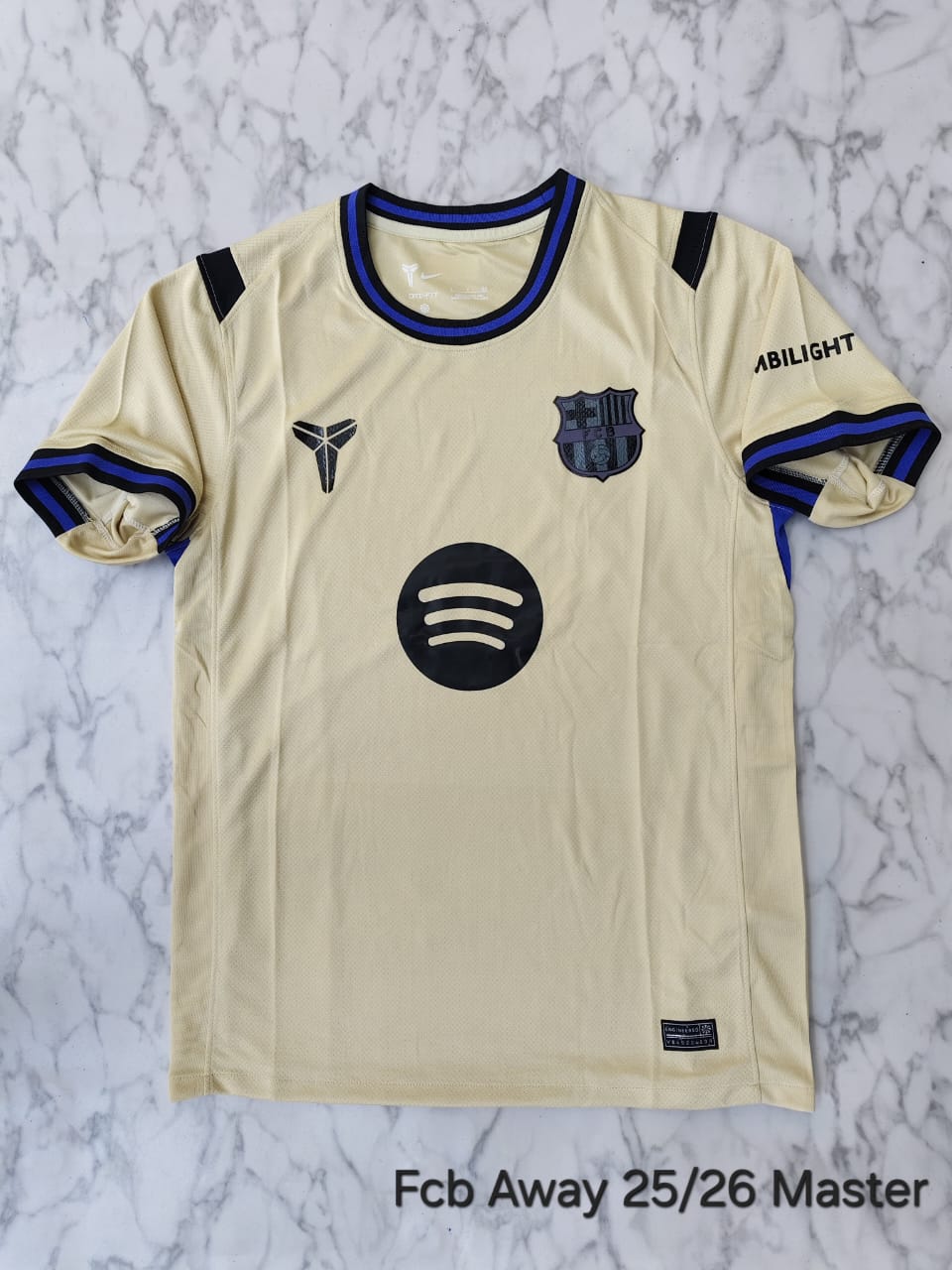 FC Barcelona Away 25/26 Master Quality – Fan Version Football Jersey