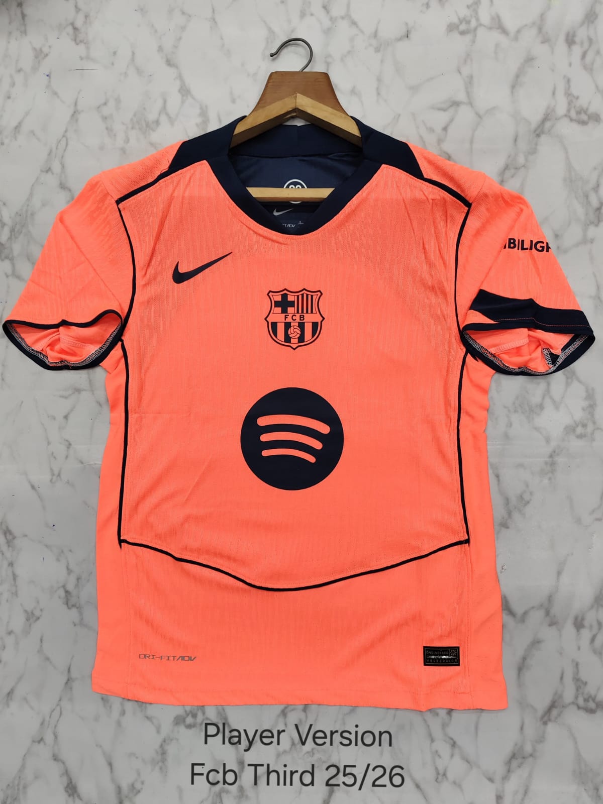 FC Barcelona Third 25/26 Player Version Football Jersey