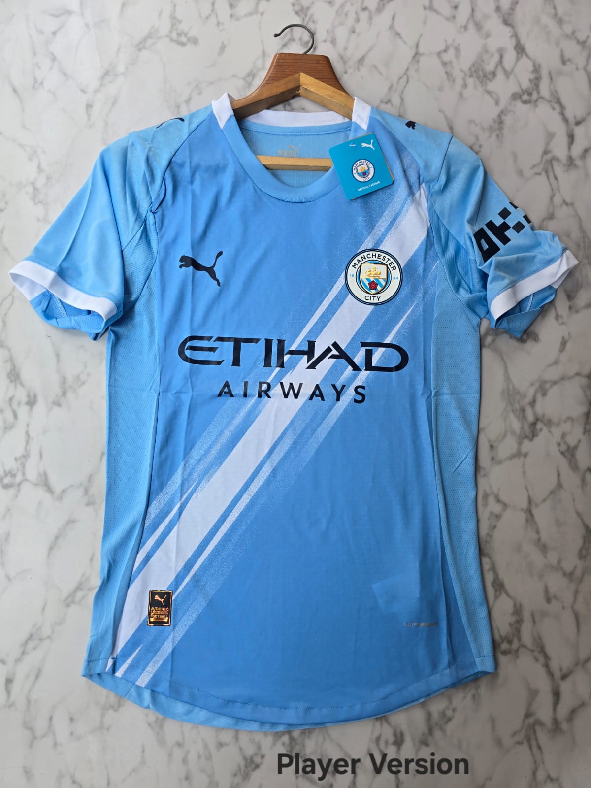 Manchester City Home 25/26 Player Version Football Jersey