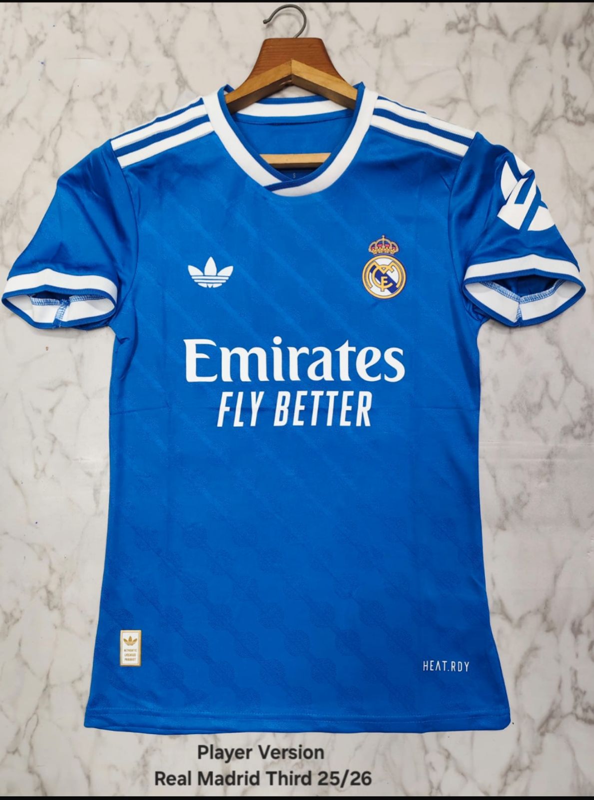 Real Madrid Third 25/26 Player Version Football Jersey