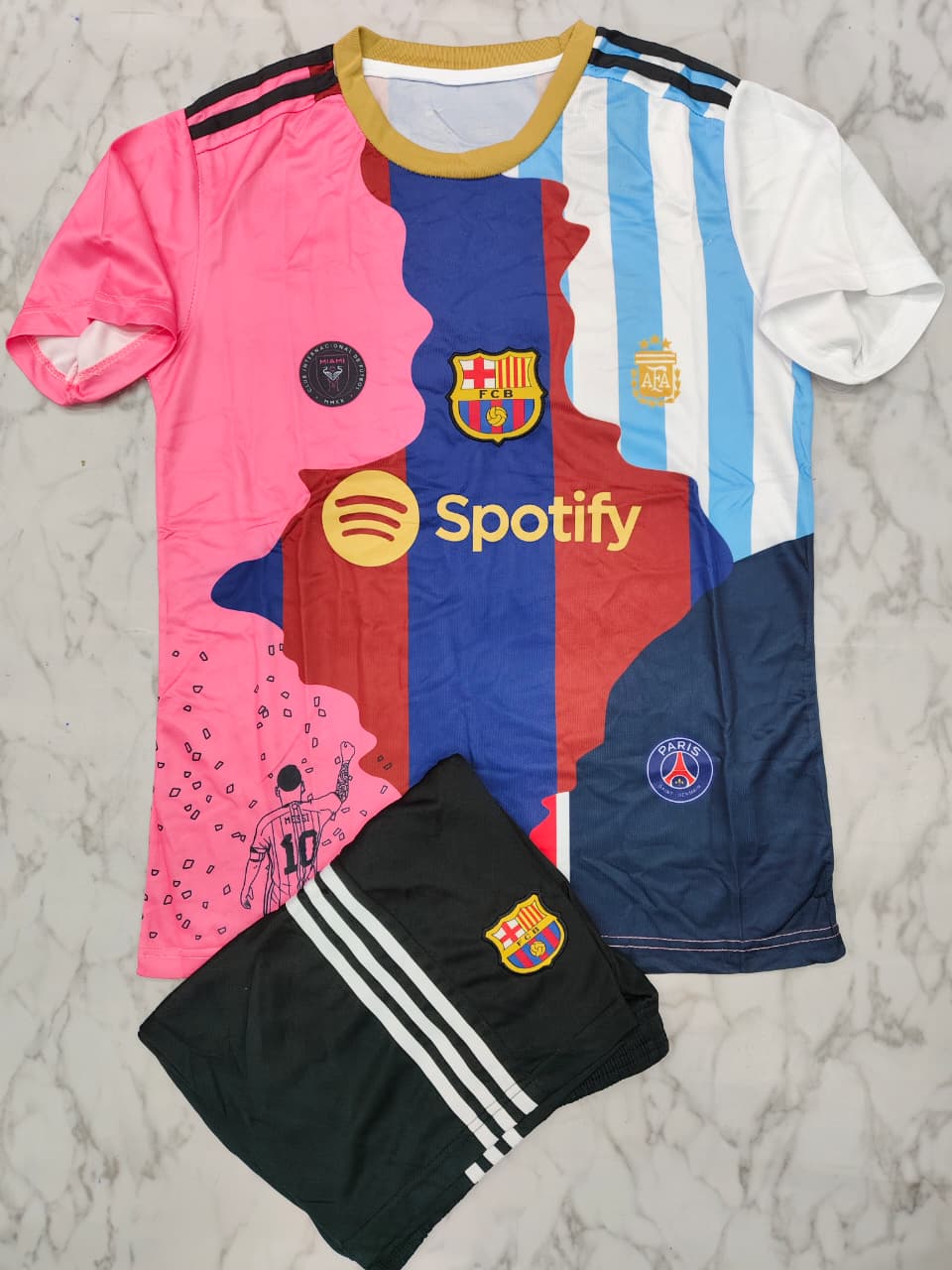 Messi Special Edition Football Jersey Set (Jersey + Shorts)
