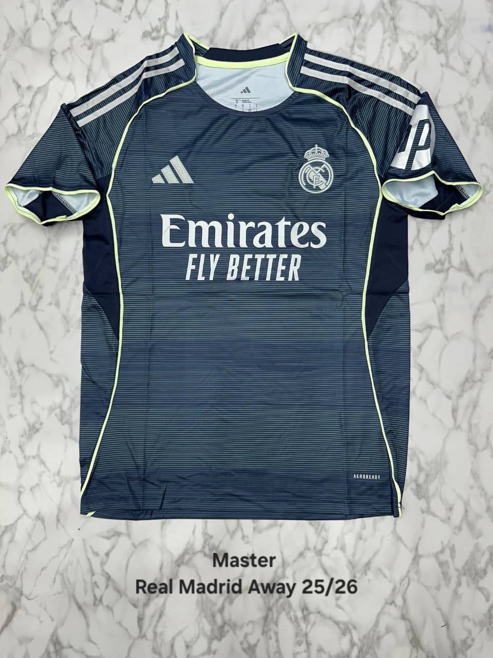 Real Madrid Away 25/26 Master Quality – Fan Version Football Jersey