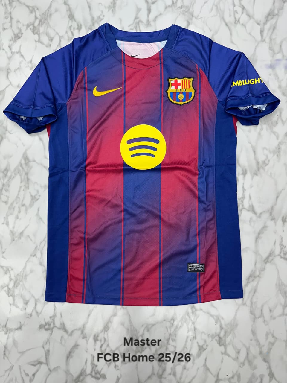 FC Barcelona Home 25/26 Master Quality – Fan Version Football Jersey