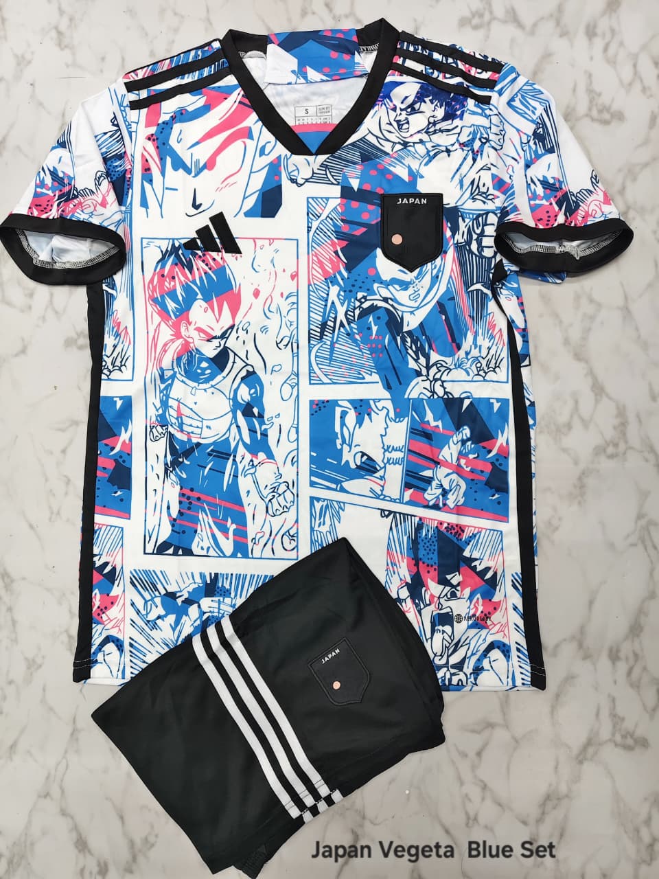 Japan Vegeta Football Jersey Set (Jersey + Shorts)