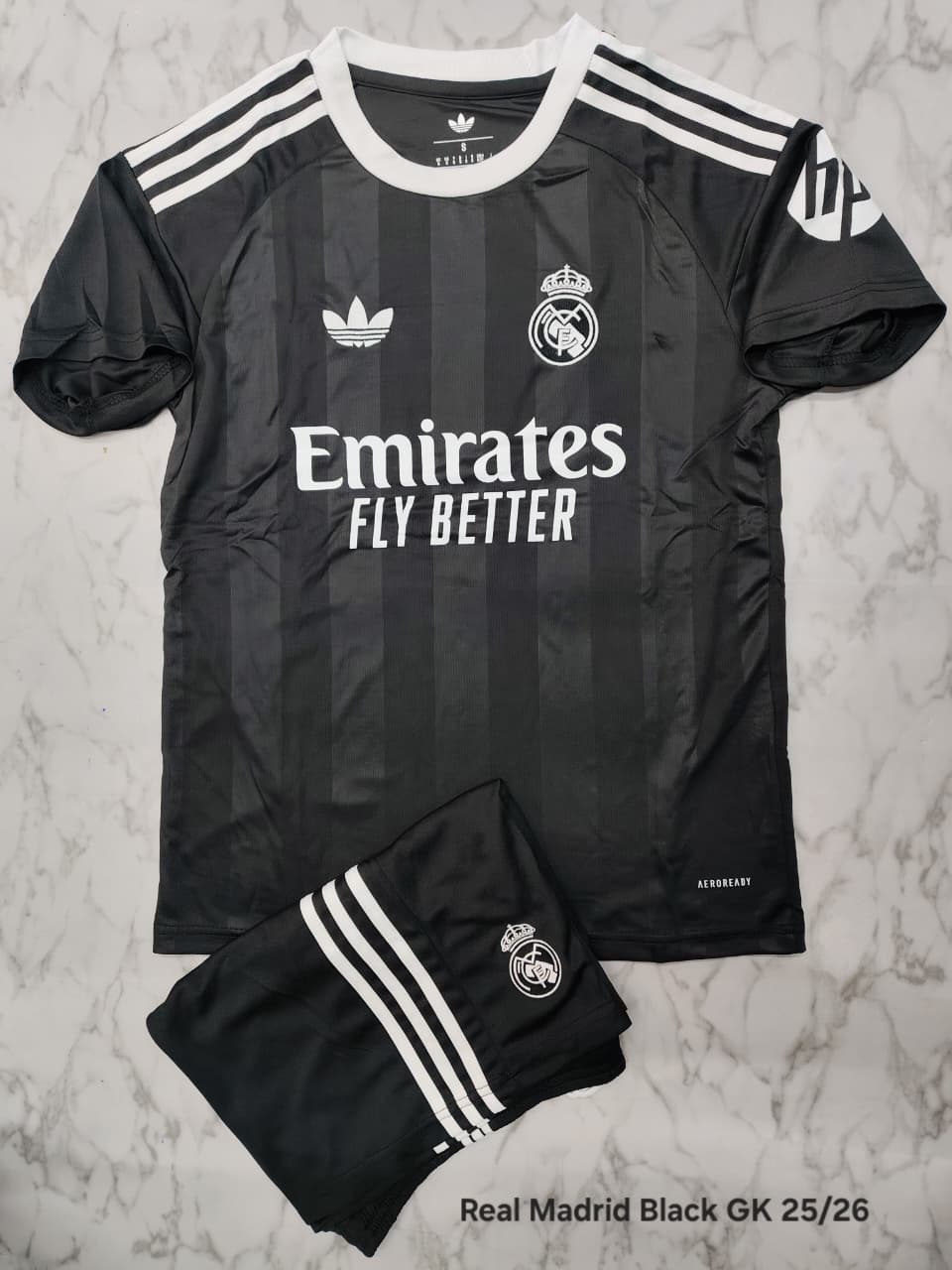 Real Madrid Goalkeeper Edition Football Jersey Set (Jersey + Shorts)