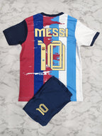 Messi Special Edition Kids India Football Jersey Set (Jersey + Shorts)