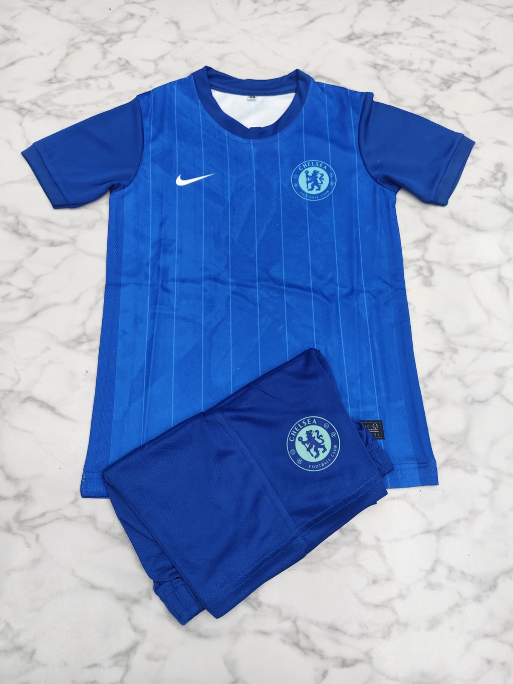 Chelsea Home 25/26 Kids India Football Jersey Set (Jersey + Shorts)