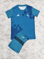 Real Madrid Third Retro 11/12 Kids India Football Jersey Set (Jersey + Shorts)