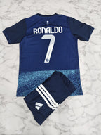 Al Nassr Away 25/26 Kids India Football Jersey Set (Jersey + Shorts)