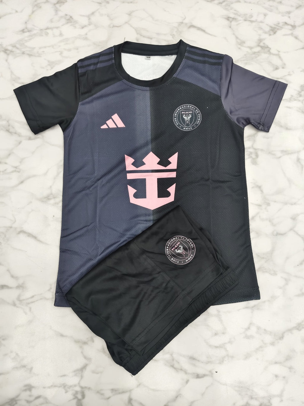 Inter Miami Away 25/26 Kids India Football Jersey Set (Jersey + Shorts)