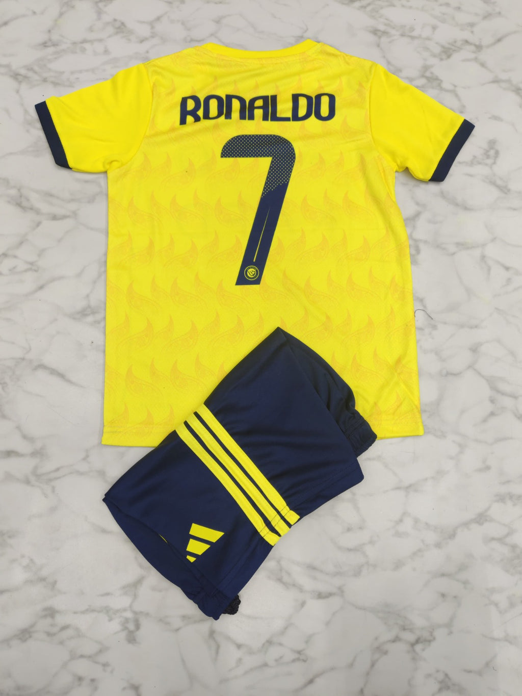 Al Nassr Home 25/26 Kids India Football Jersey Set (Jersey + Shorts)