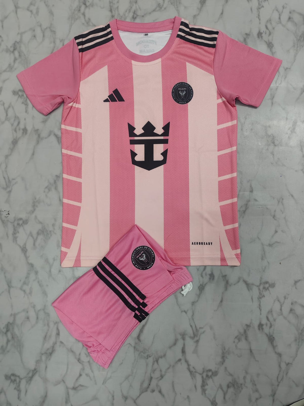 Inter Miami Home 25/26 Kids India Football Jersey Set (Jersey + Shorts)