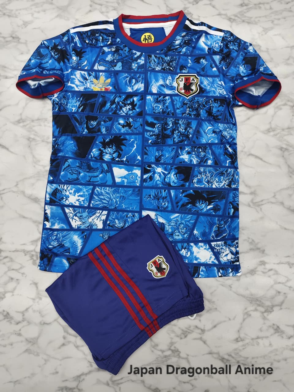 Japan x Dragon Ball Edition Football Jersey Set (Jersey + Shorts)
