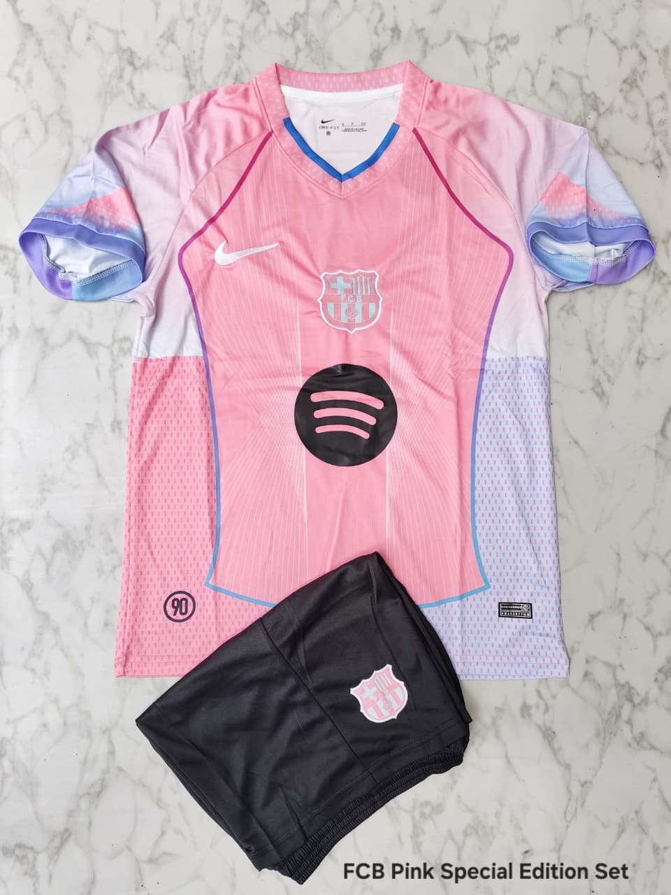 FC Barcelona Special Edition Football Jersey Set (Jersey + Shorts)