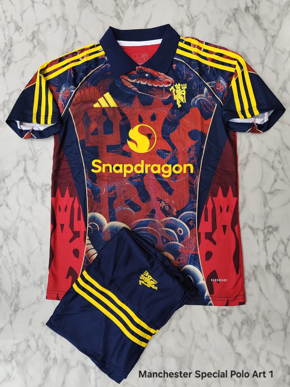 Manchester United Special Edition Football Jersey Set (Jersey + Shorts)