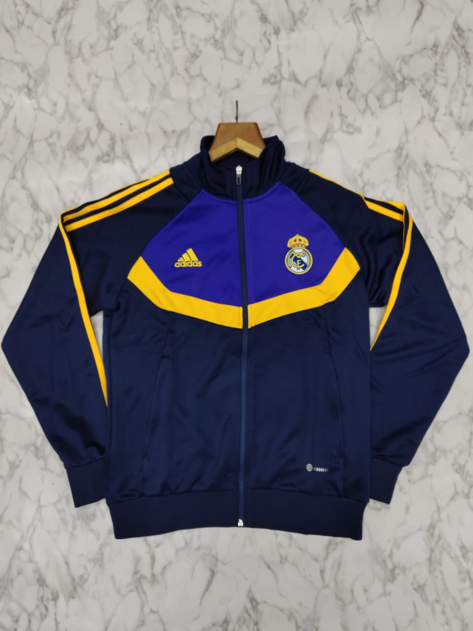 Real Madrid Navy Blue & Purple Club Jacket