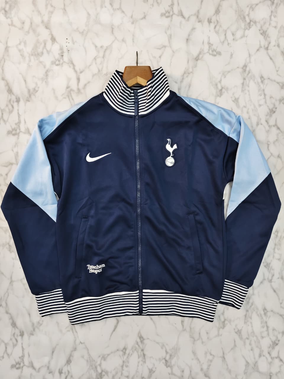 Tottenham Navy Blue Club Jacket