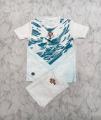 Portugal Away 25/26 Kids India Football Jersey Set (Jersey + Shorts)