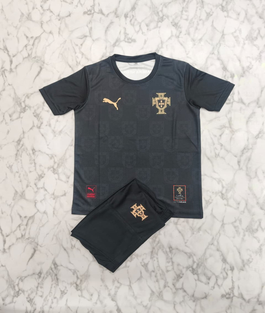 Portugal Special Edition Kids India Football Jersey Set (Jersey + Shorts)