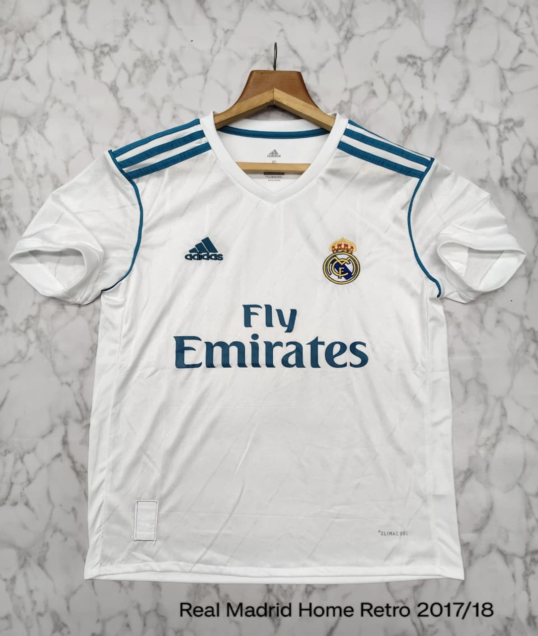 Real Madrid Home 2017/18 Retro Football Jersey Master Quality
