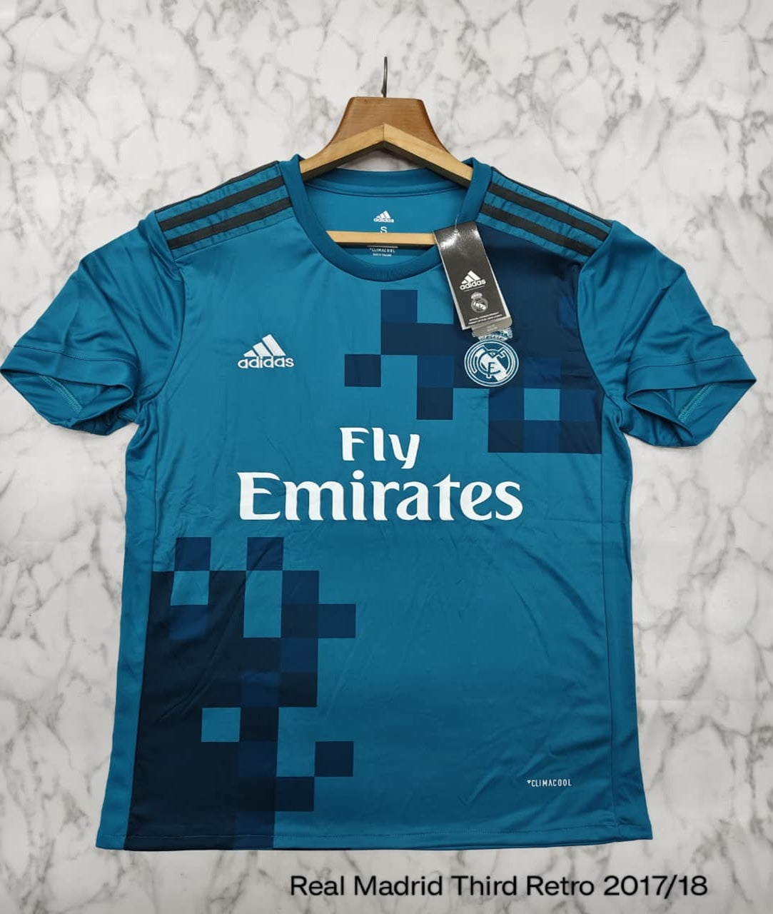 Real Madrid Third 2017/18 Retro Football Jersey Master Quality