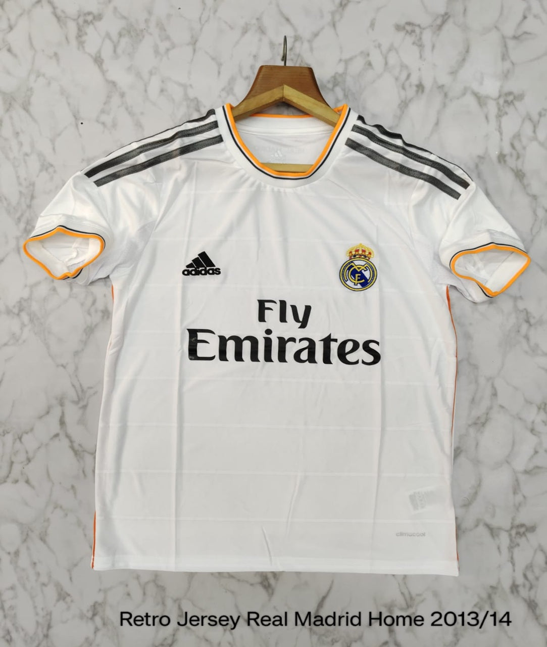 Real Madrid Home 2013/14 Retro Football Jersey Master Quality