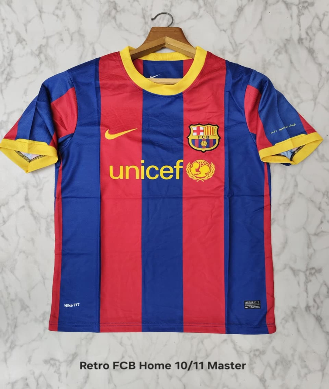 FC Barcelona Home 2010/11 Retro Football Jersey Master Quality