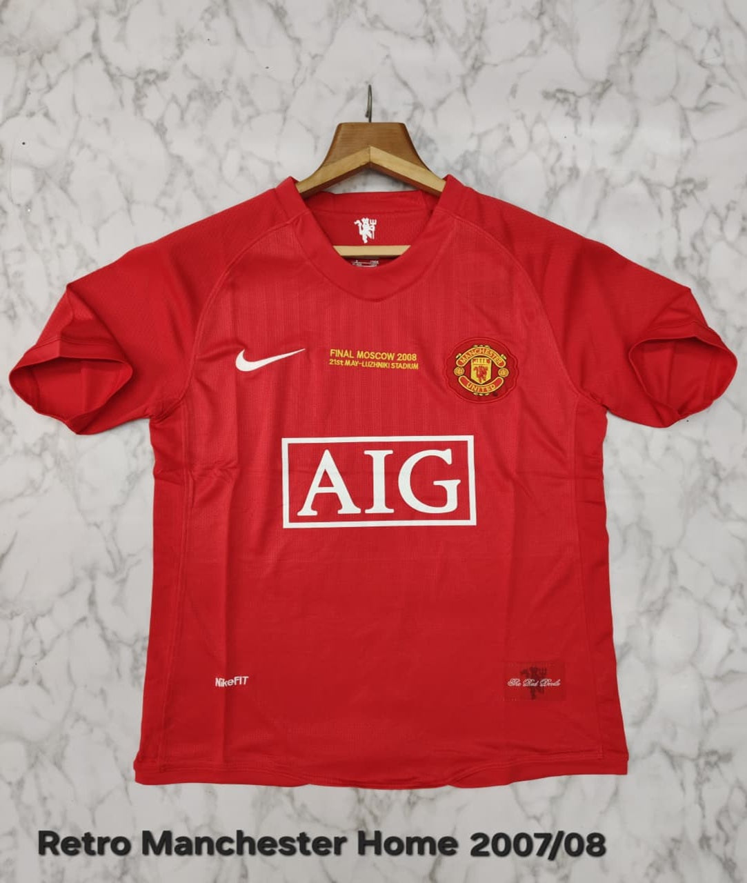 Manchester United Home 2008/09 Retro Football Jersey Master Quality