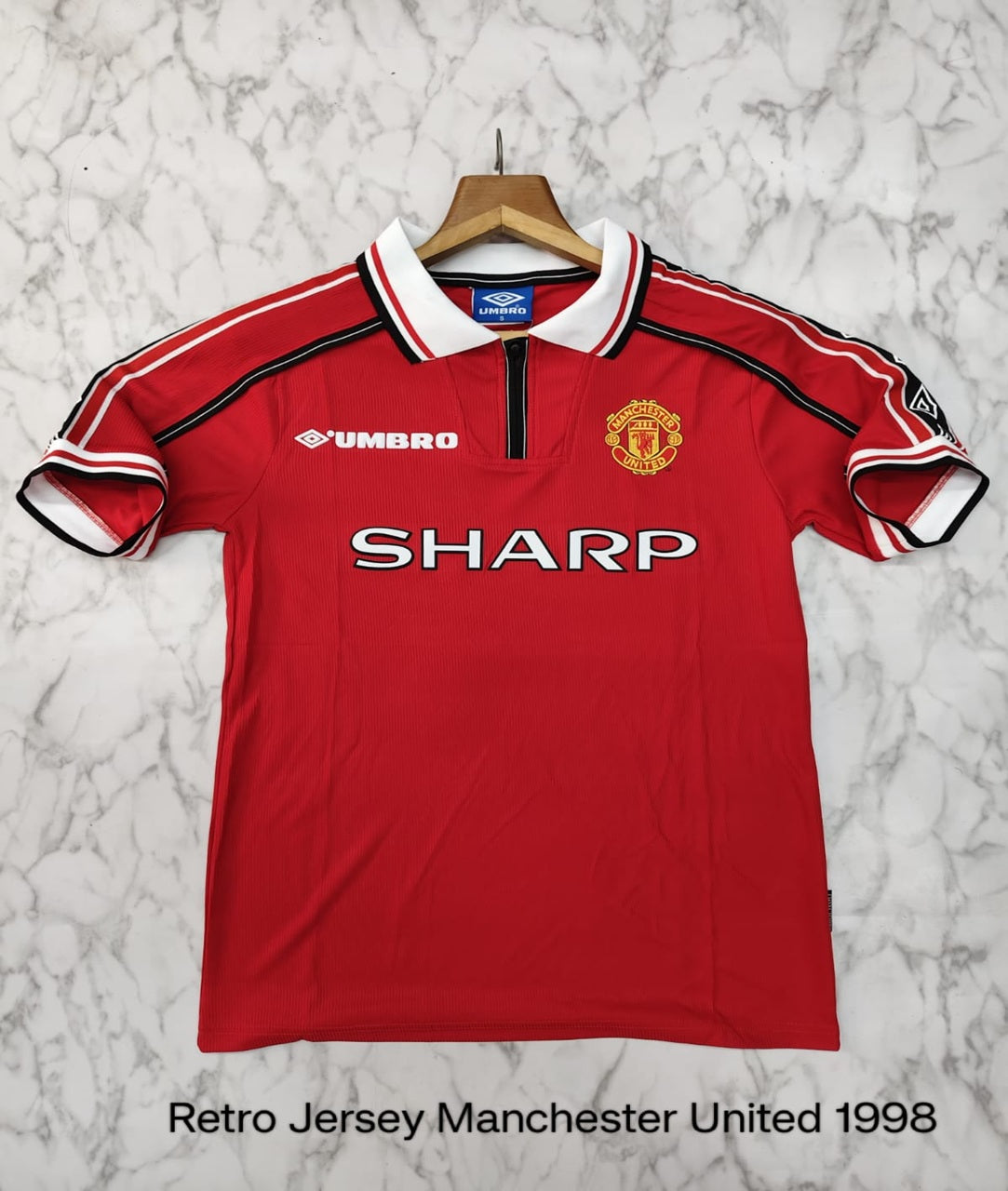 Manchester United Home 1998/99 Retro Football Jersey Master Quality