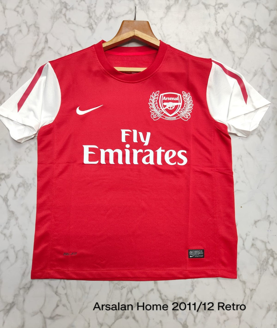 Arsenal Home 2011/12 Retro Football Jersey Master Quality