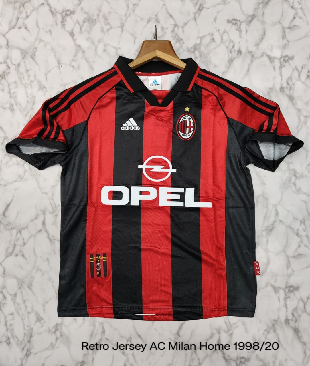 Ac Milan Home 1998/2000 Retro Football Jersey Master Quality