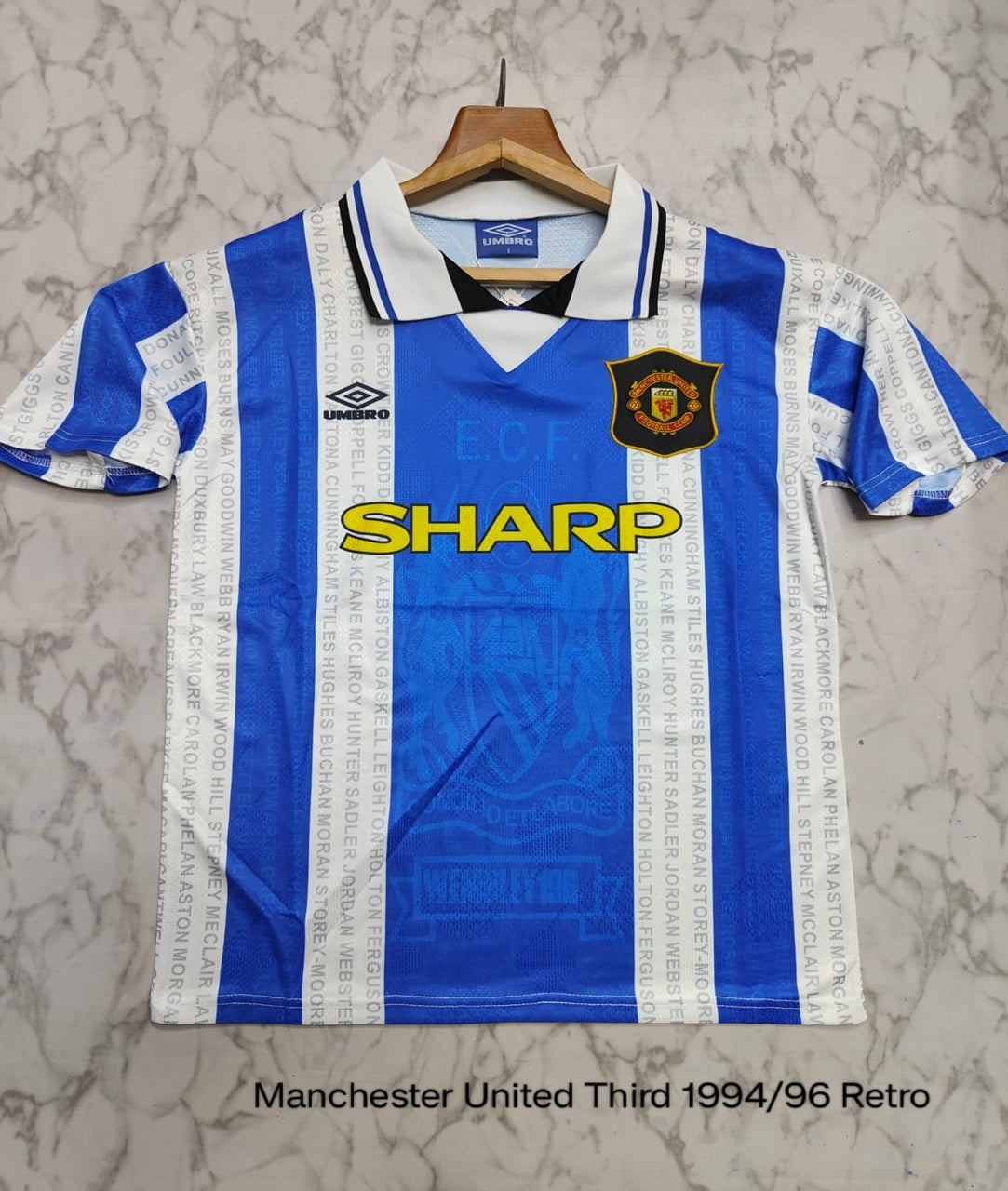Manchester United Third 1994/96 Retro Football Jersey Master Quality