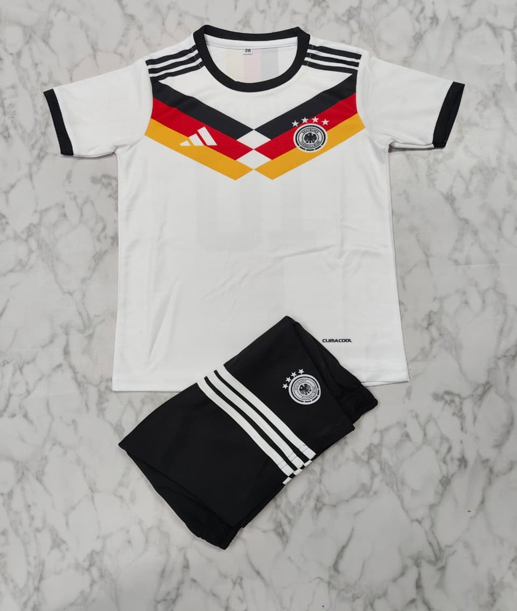 Germany Home 25/26 Kids India Football Jersey Set (Jersey + Shorts)