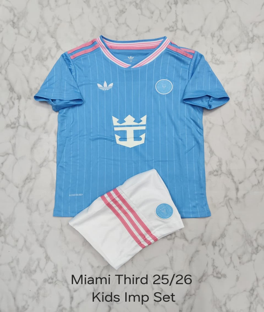 Inter Miami Third 25/26 Imported Kids Football Jersey Set (Jersey + Shorts)