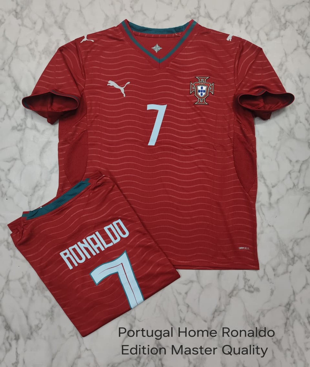 Portugal Home Ronaldo Edition Master Quality Football Jersey