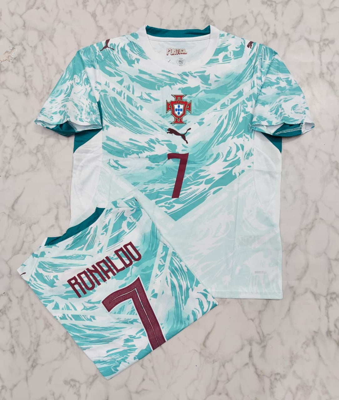 Portugal Away Ronaldo Edition Master Quality Football Jersey