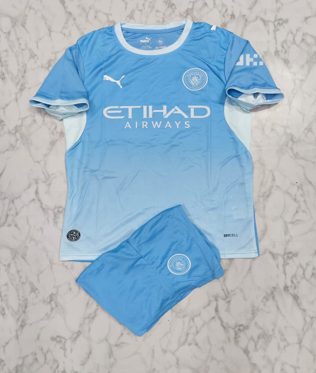 Manchester City Home 26/27 Football Jersey Set (Jersey + Shorts)