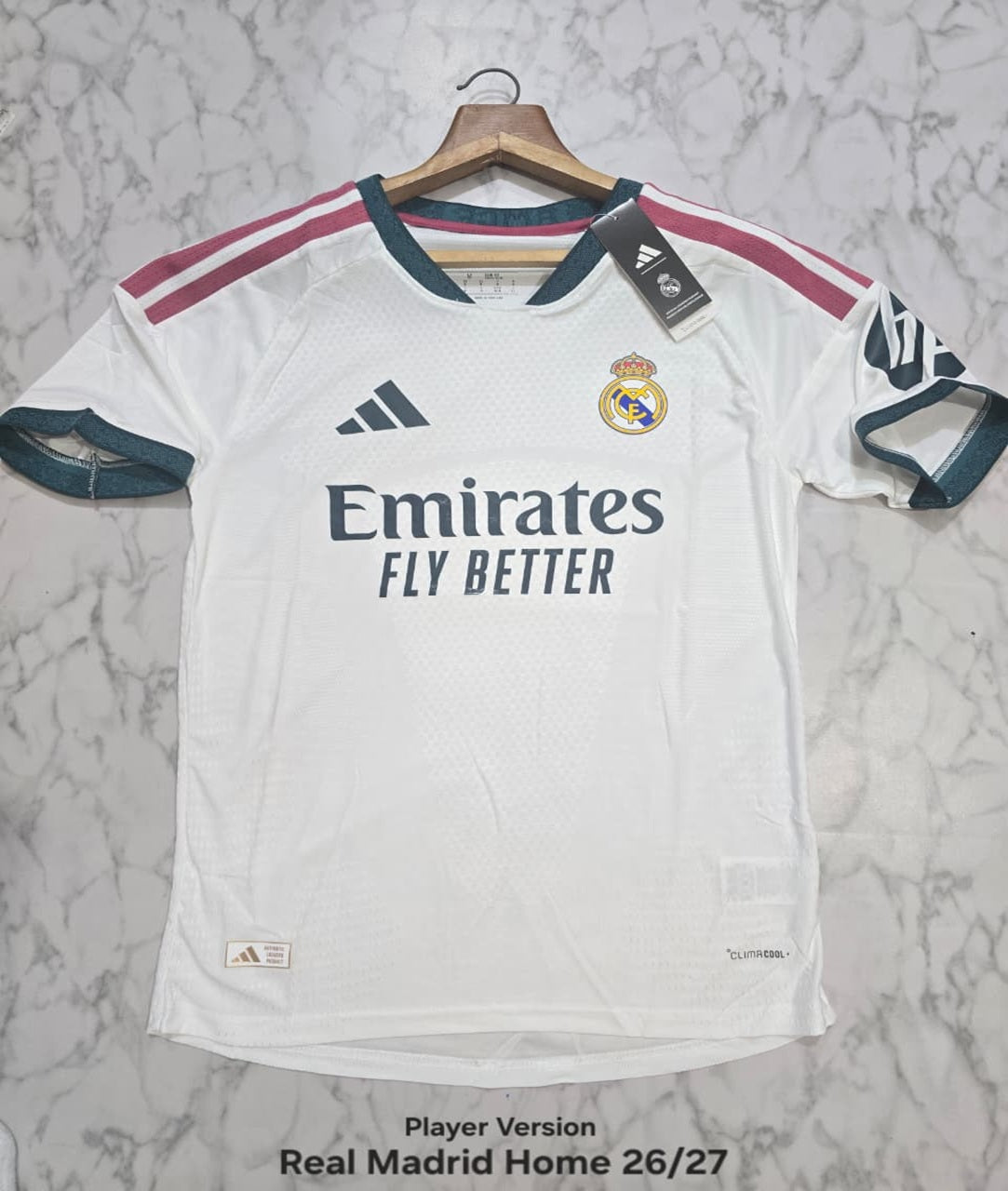 Real Madrid Home 26/27 Player Version Football Jersey