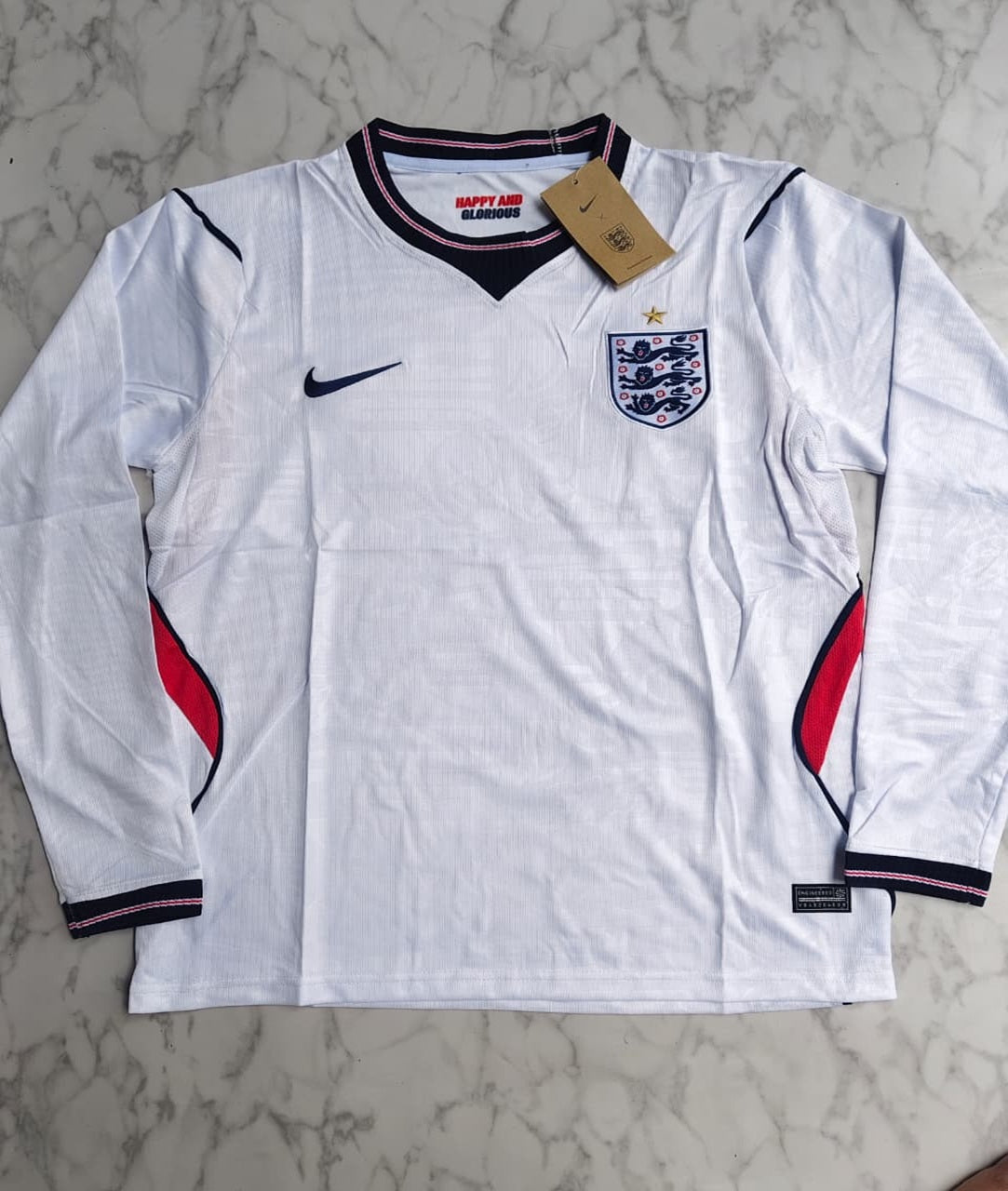 England Home 2026 Full Sleeves Football Jersey Master Quality