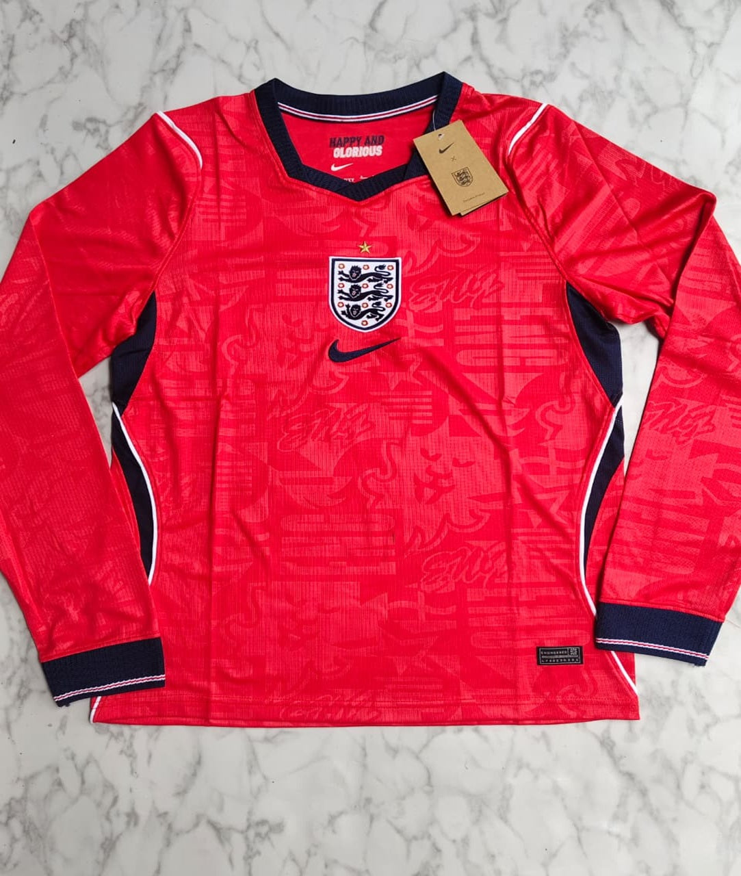 England Away 2026 Full Sleeves Football Jersey Master Quality