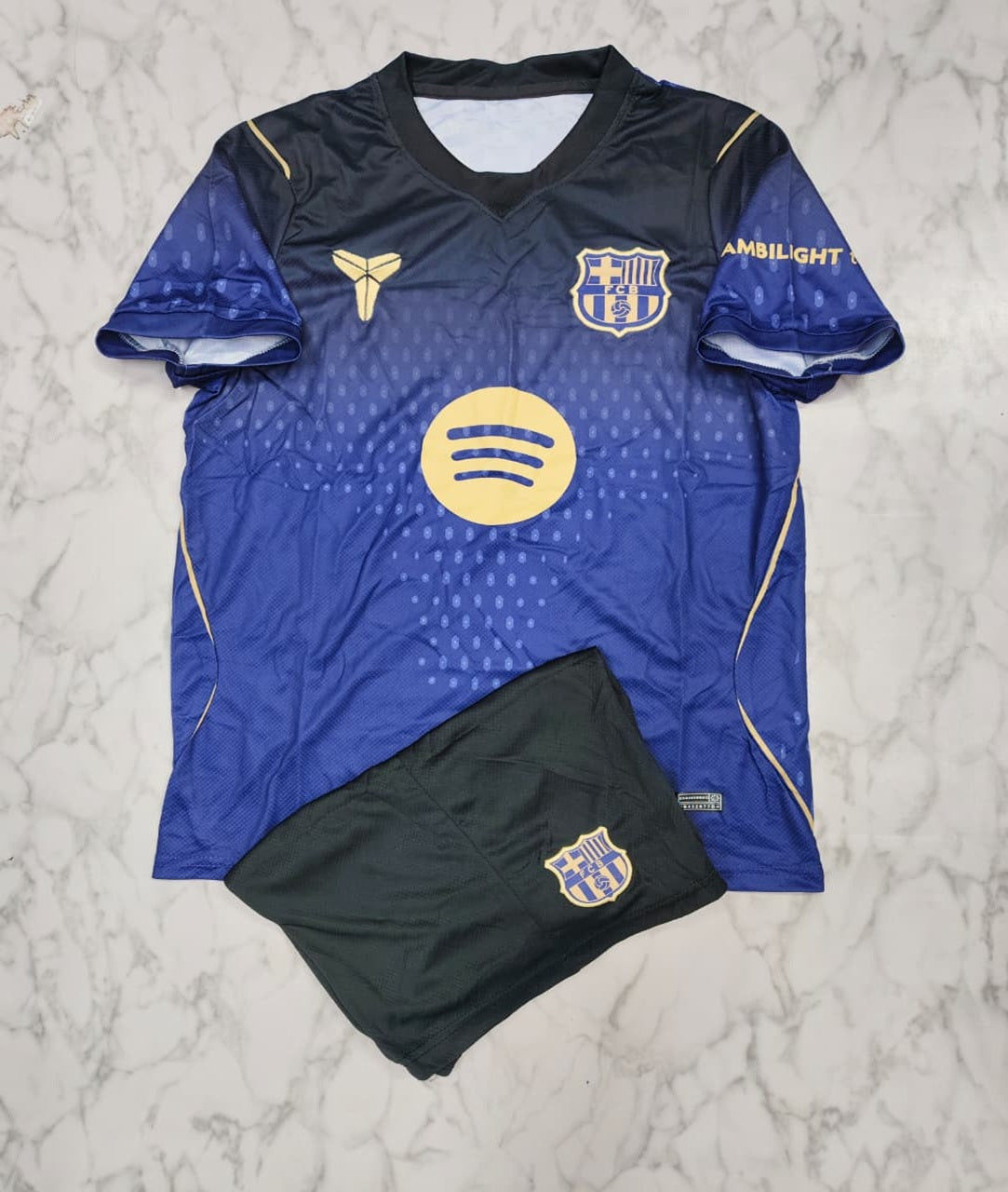 FC Barcelona Special Edition Football Jersey Set (Jersey + Shorts)