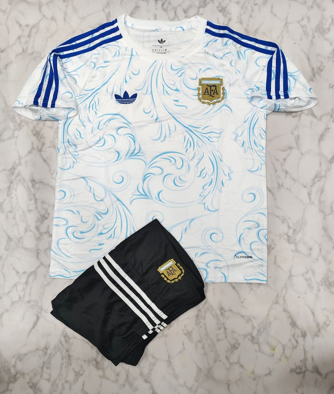 Argentina All Over Print Edition Football Jersey Set (Jersey + Shorts)