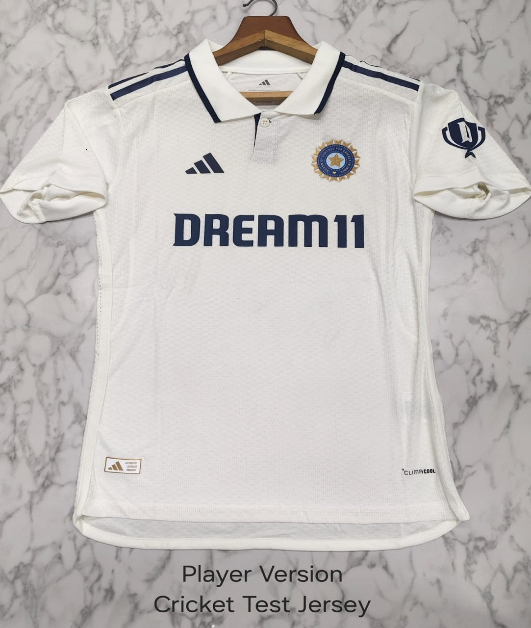 Indian Cricket Test 2026 Player Version Jersey
