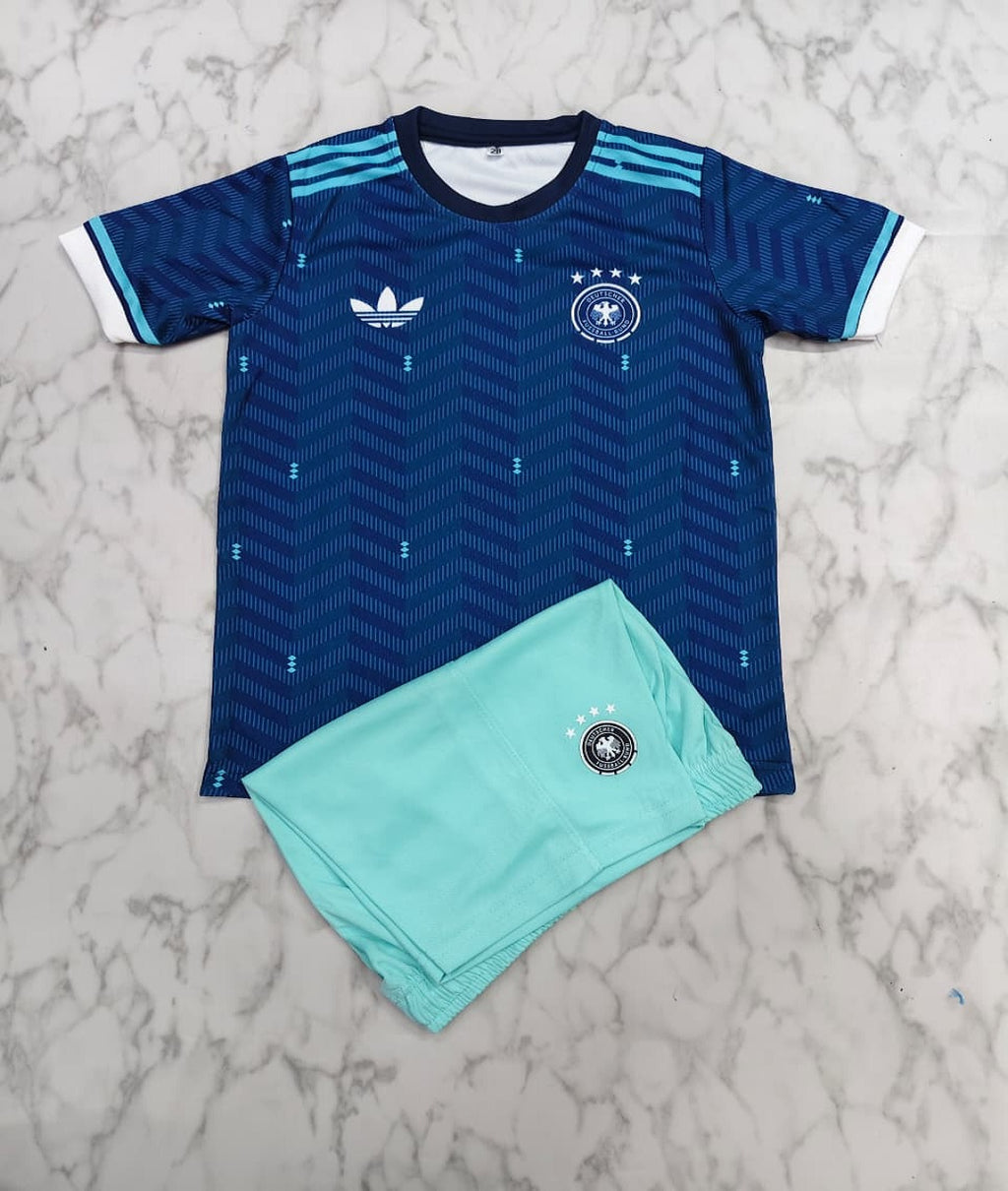 Germany Away 25/26 Kids India Football Jersey Set (Jersey + Shorts)