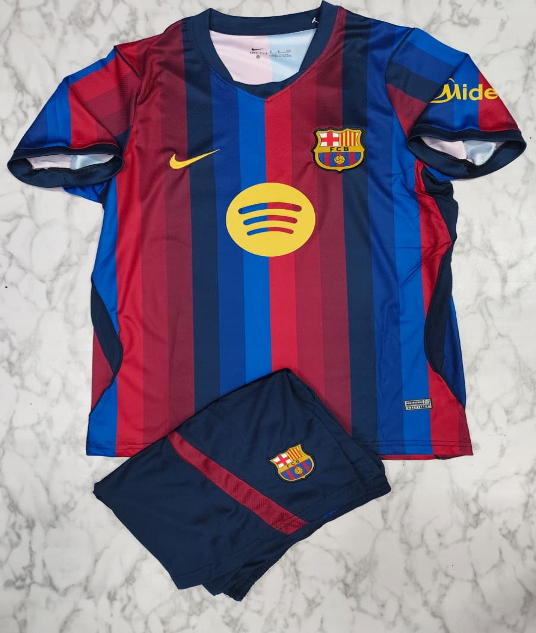 FC Barcelona Home 26/27 Football Jersey Set (Jersey + Shorts)