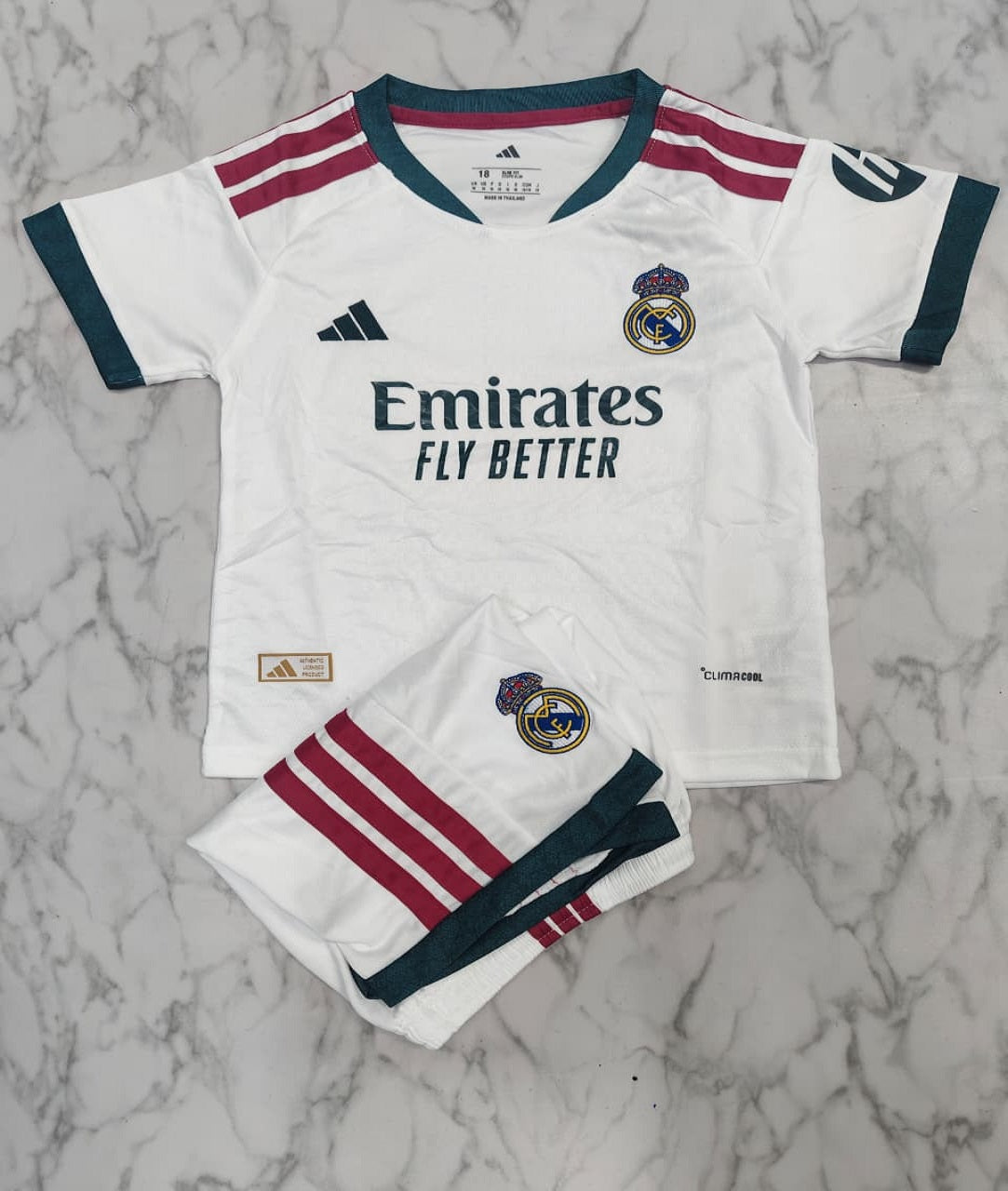 Real Madrid Home 26/27 Imported Kids Football Jersey Set (Jersey + Shorts)