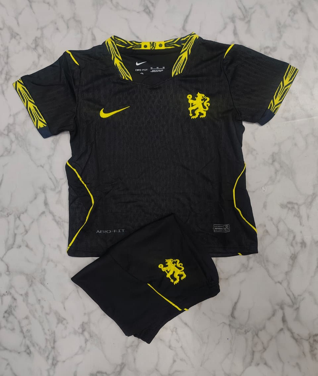 Chelsea Away 26/27 Imported Kids Football Jersey Set (Jersey + Shorts)