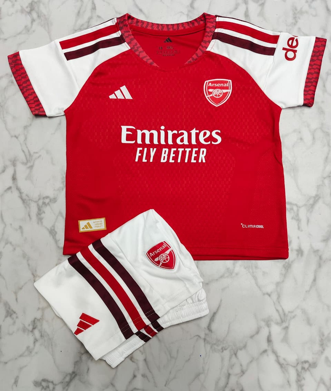 Arsenal Home 26/27 Imported Kids Football Jersey Set (Jersey + Shorts)