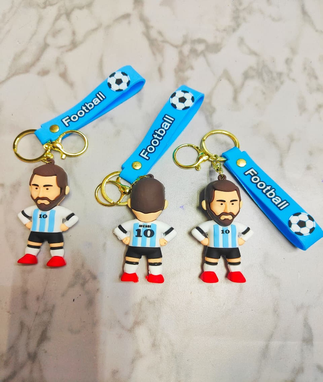 Lionel Messi 3D Argentina Keychain