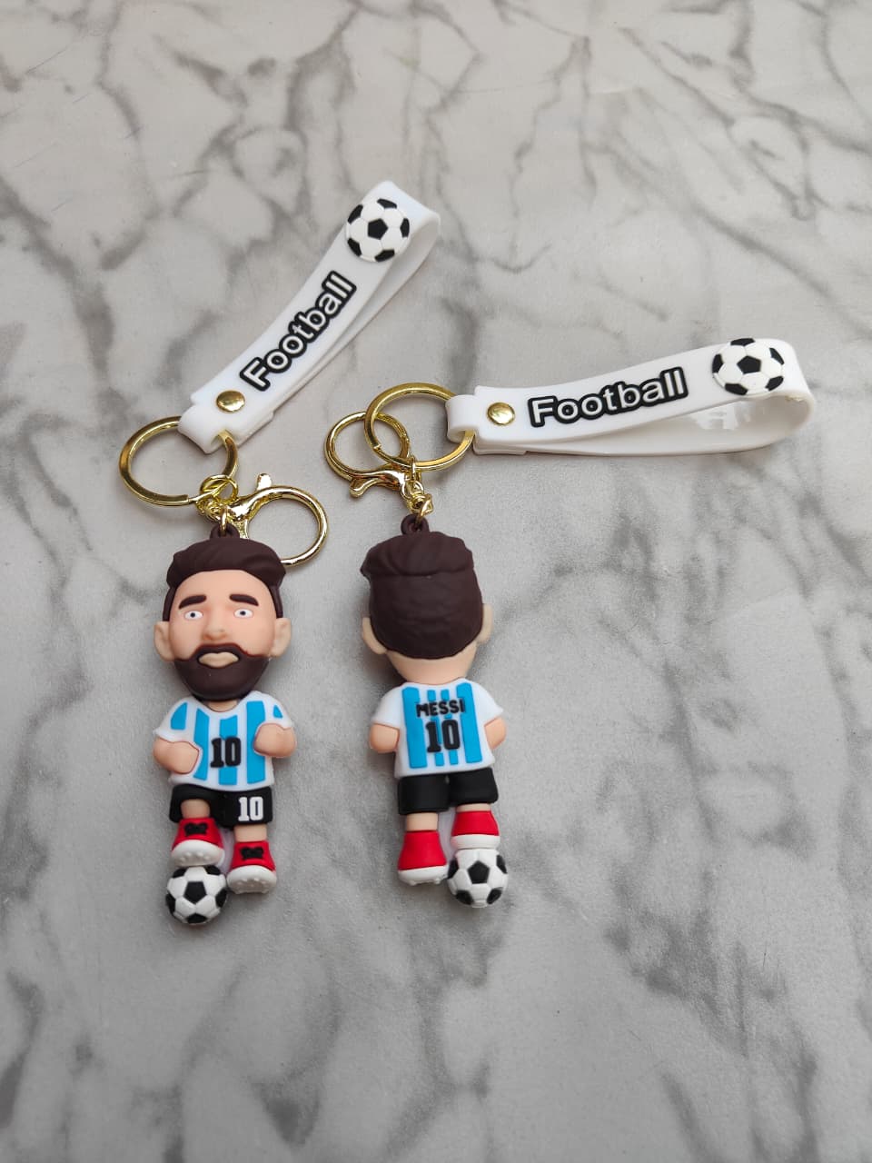 Lionel Messi 3D Football Keychain